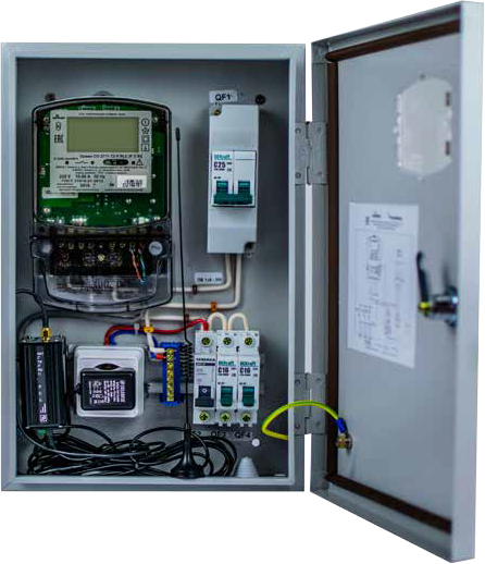 Шкаф Учета Электроэнергии|ШУЭ-08-1H-CU-GSM/GPRS купить